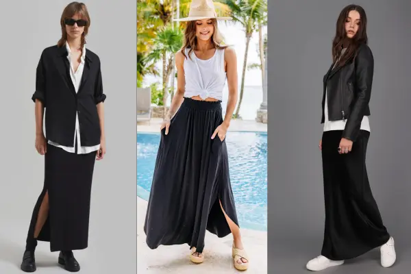 Black Maxi Skirt
