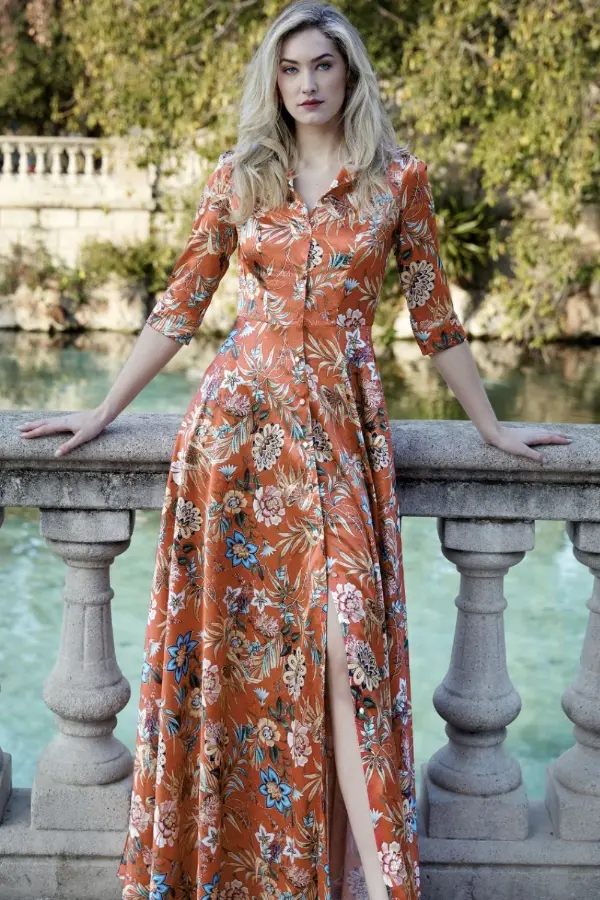 Evening Long Shirt Dress