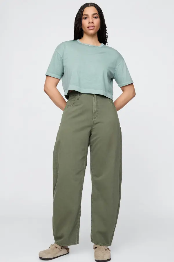 Green Barrel Jeans Outfit
