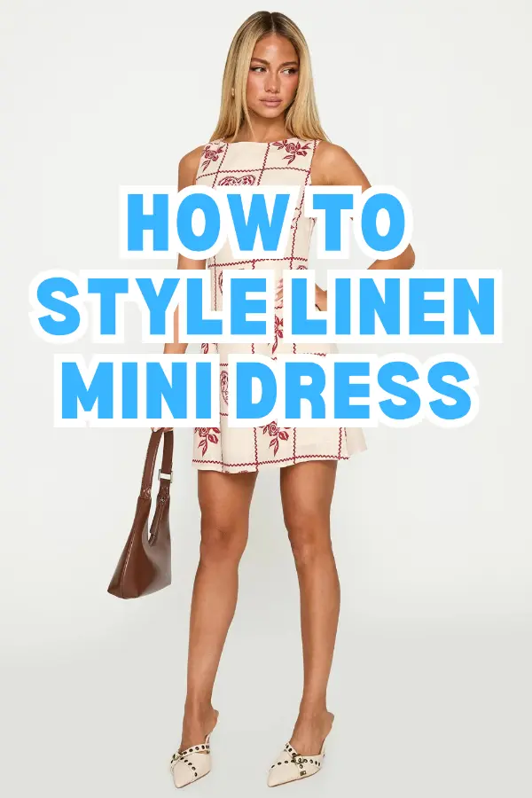 How to Style Linen Mini Dress