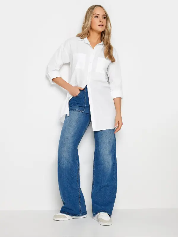 How to Style Oversized Shirt With Jeans
