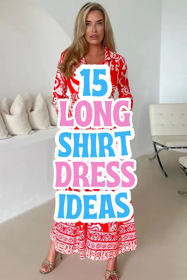 Long Shirt Dress Ideas