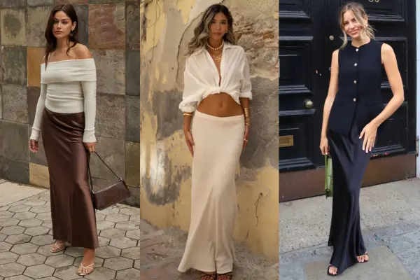 Satin Maxi Skirts