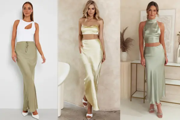 Satin Maxi Skirt Outfit
