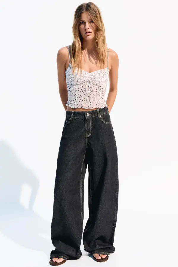 Black Baggy Jeans Outfit Summer