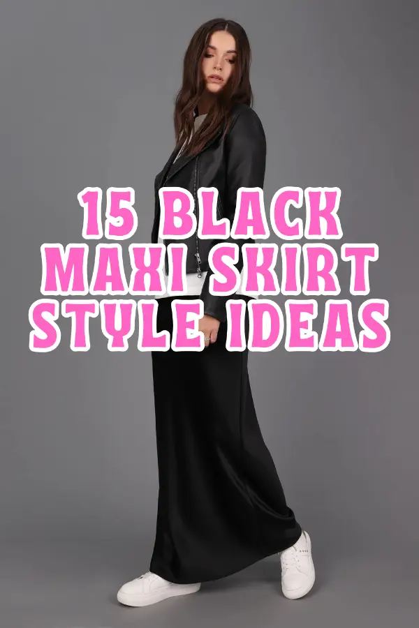 Black Maxi Skirt Style Ideas