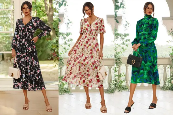 Floral Midi Dresses: The Perfect Blend of Grace and Versatility