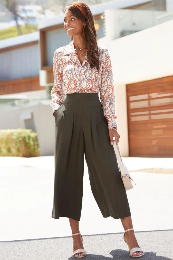 How to Style Culottes Outfit Ideas