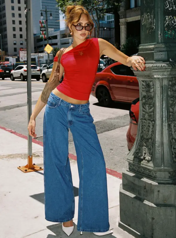 How to Style Wide Leg Jeans