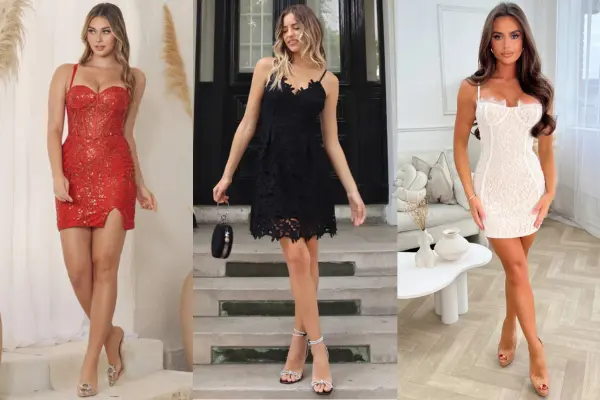 Effortless Lace Mini Dress Looks