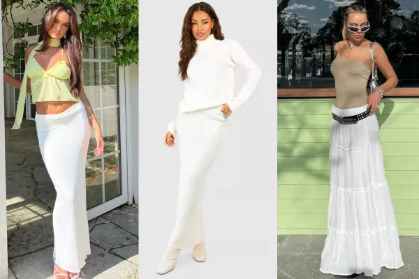 White Maxi Skirt