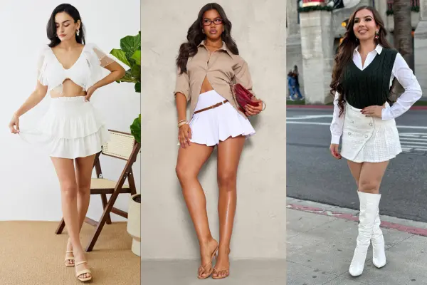 White Mini Skirt
