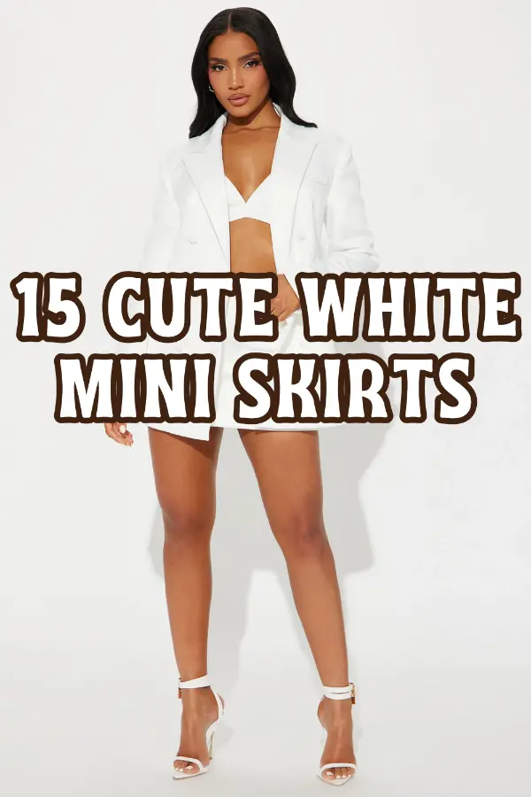 White Mini Skirts