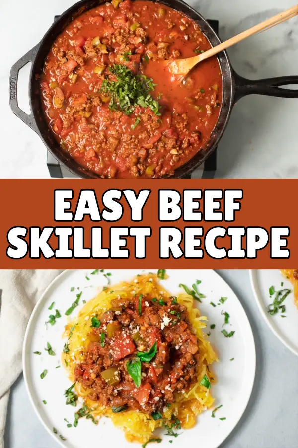 Easy Beef Skillet Recipe
