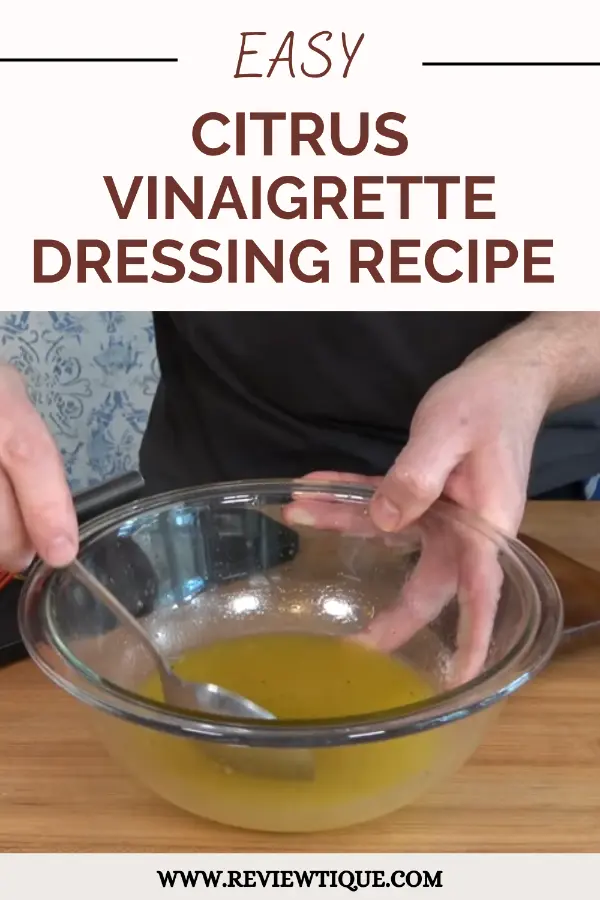 Citrus Vinaigrette Dressing Recipe 