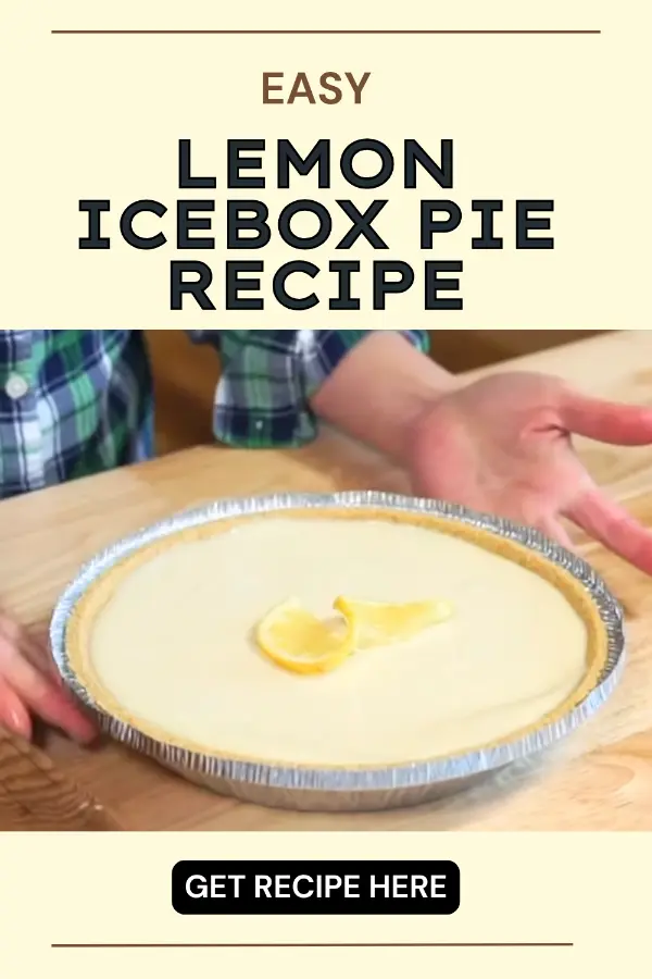 Easy Lemon Icebox Pie Recipe