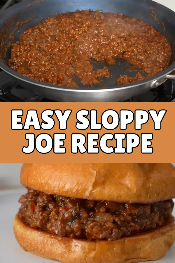 Easy Sloppy Joe Recipe