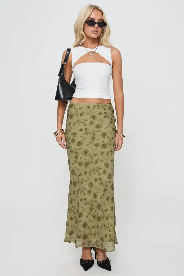 Floral Skirt Summer