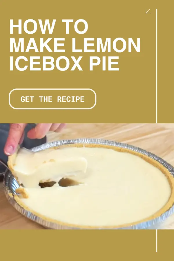 How to Make Lemon Icebox Pie