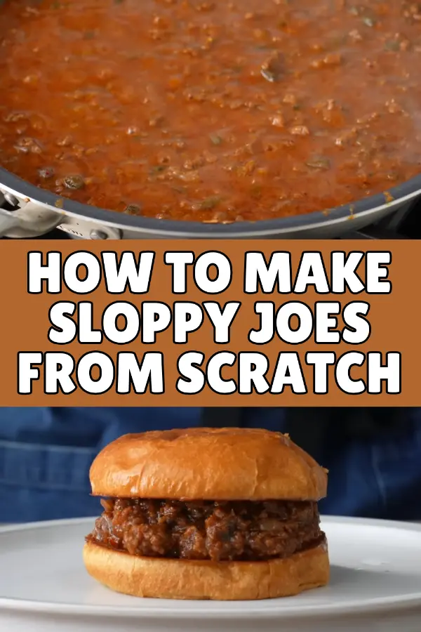 How to Make Sloppy Joes From Scratch
