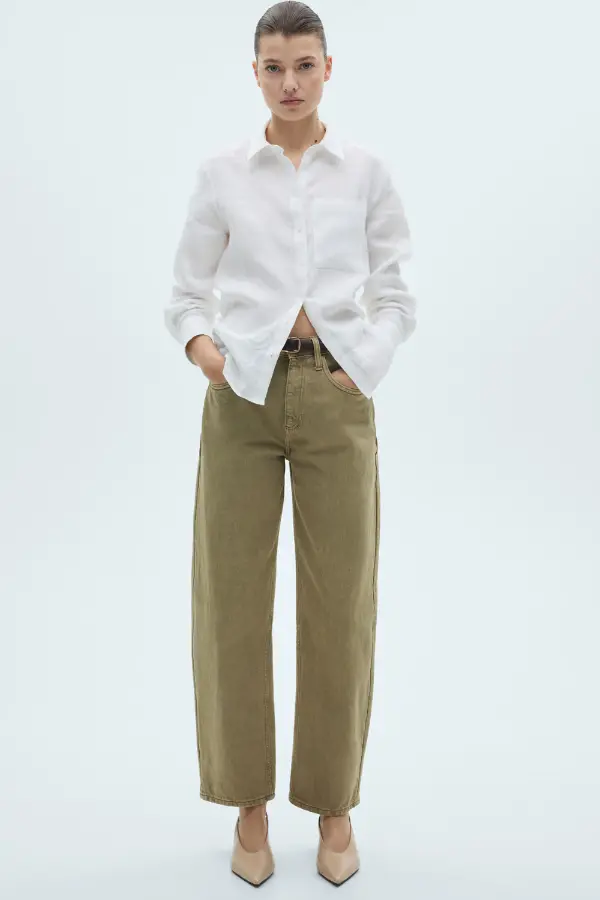 Linen Shirt Work Outfit