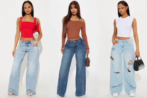 Low Rise Baggy Jeans