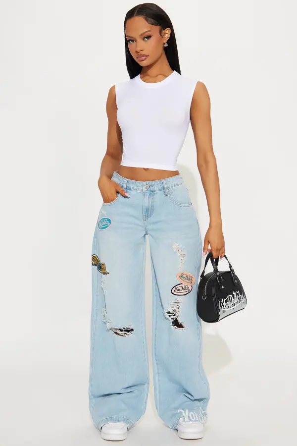 Low Rise Baggy Jeans Streetwear