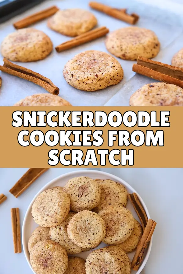 Snickerdoodle Cookies From Scratch