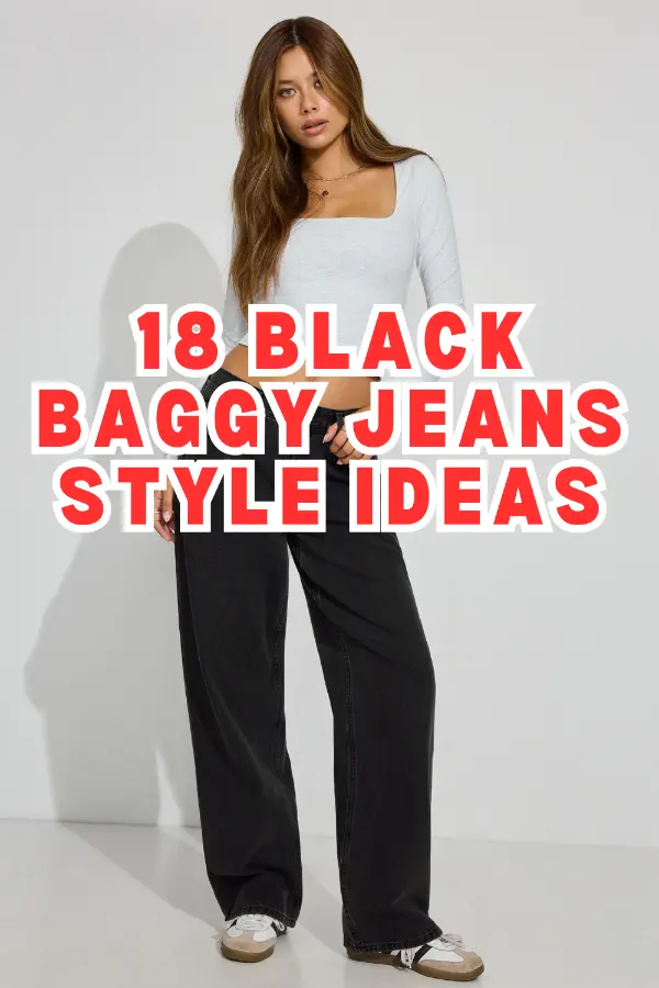 Black Baggy Jeans Style Ideas