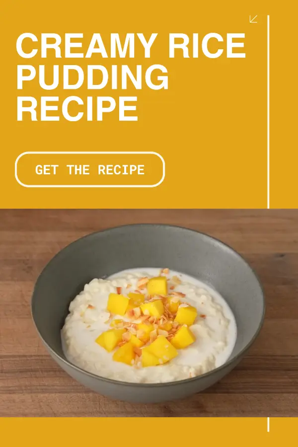 Creamy Rice Pudding Recipe