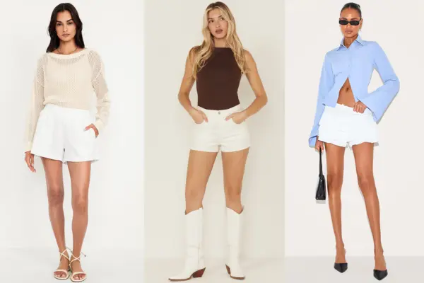 White Shorts
