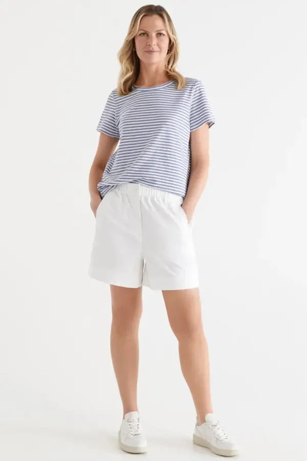 White Shorts Outfit Summer