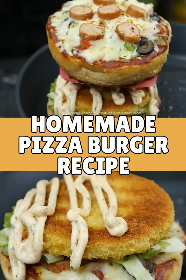 Homemade Pizza Burger Recipe