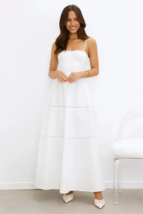 White Maxi Dress Casual