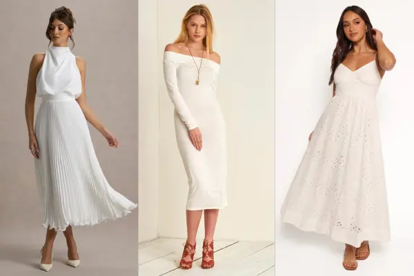 White Midi Dresses