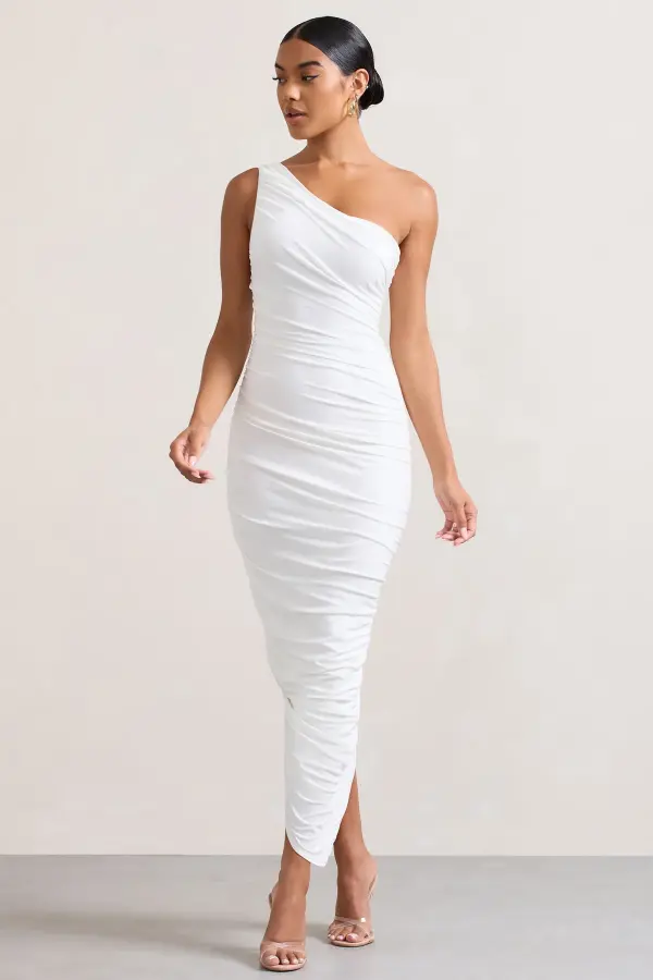 White Midi Dress Outfit Ideas