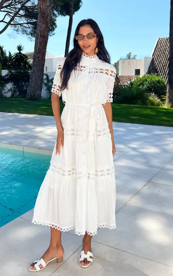 White Midi Dress Ideas