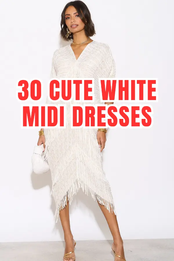 White Midi Dresses
