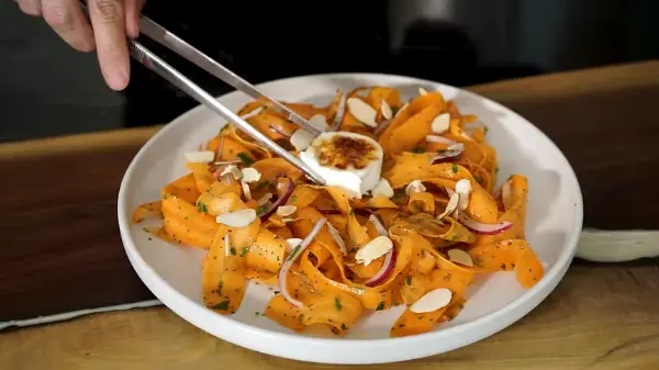 Easy Carrot Ribbon Salad (With a Perfect Dressing)