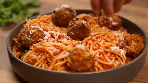Easy Baked Italian Pork Meatballs Recipe