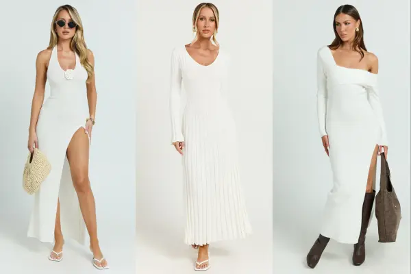 12 White Knit Dress Outfit Ideas That Look Chic All Year Round