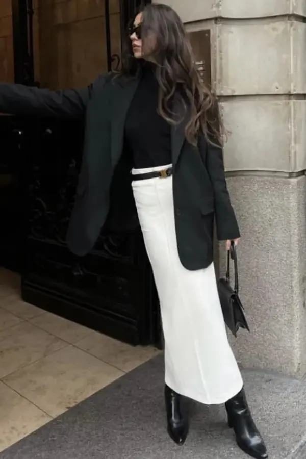 Winter Skirt Outfit Ideas