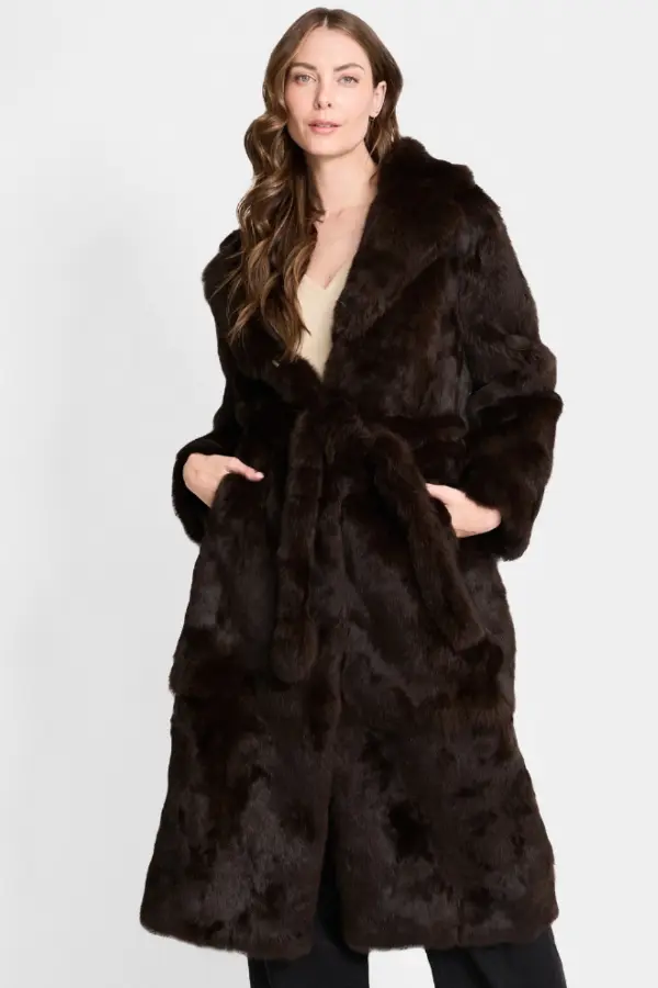 Long Fur Coat Outfit