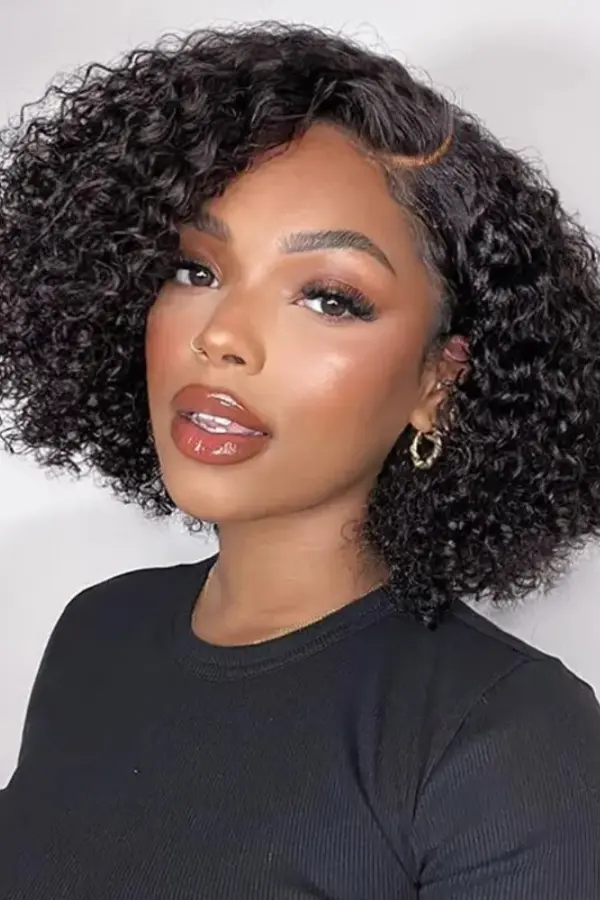 Side Part Wig With Curls