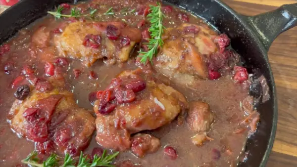 Easy Cranberry Chicken Recipe