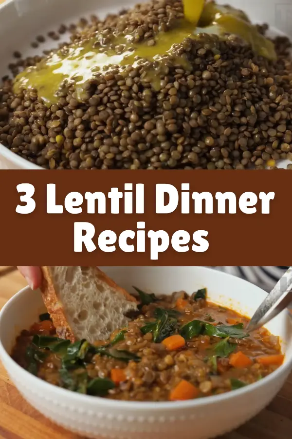 How To Cook Lentils (3 Dinner Recipes)